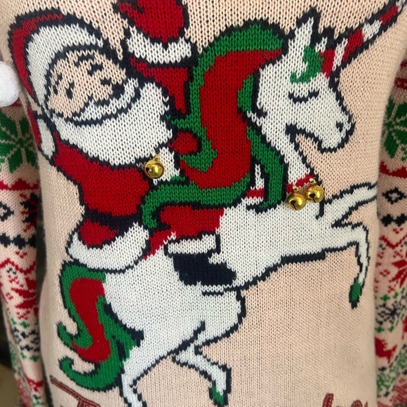 SANTA’S FAVORITE UGLY CHRISTMAS SWEATER - Picture 2 of 8